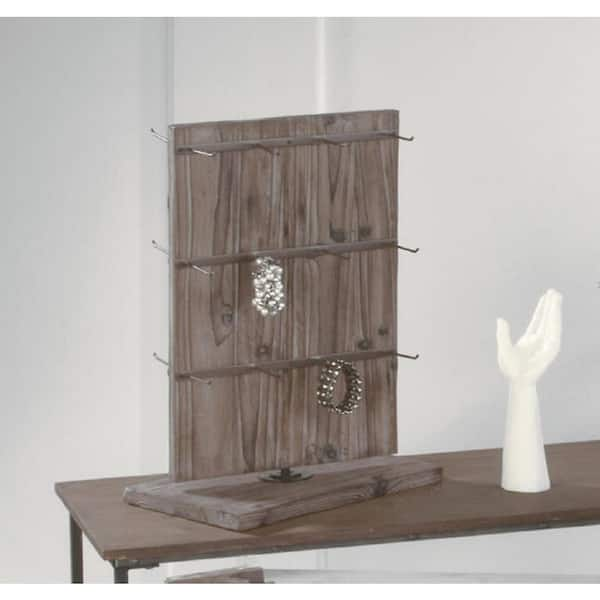 10-tier Bracelet Display, Light Wood,10 Level Jewelry Display