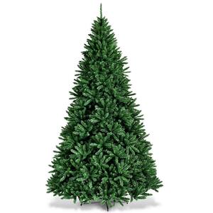 9 ft. Hinged Premium Artificial Christmas Tree with Solid Metal Stand