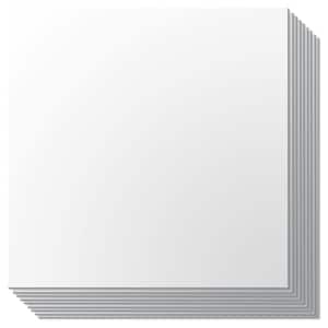 White 2 ft. x 2 ft. Decorative Lay-In/Drop in Ceiling Tile (48 sq. ft./case)