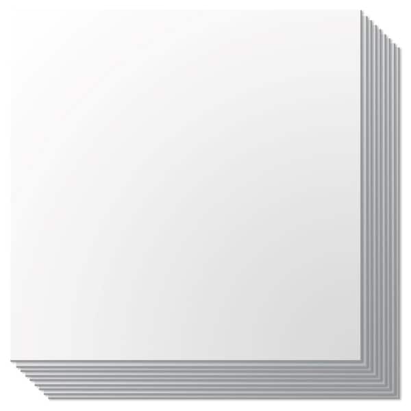 Art3dwallpanels White 2 ft. x 2 ft. Decorative Lay-In/Drop in Ceiling Tile (48 sq. ft./case)