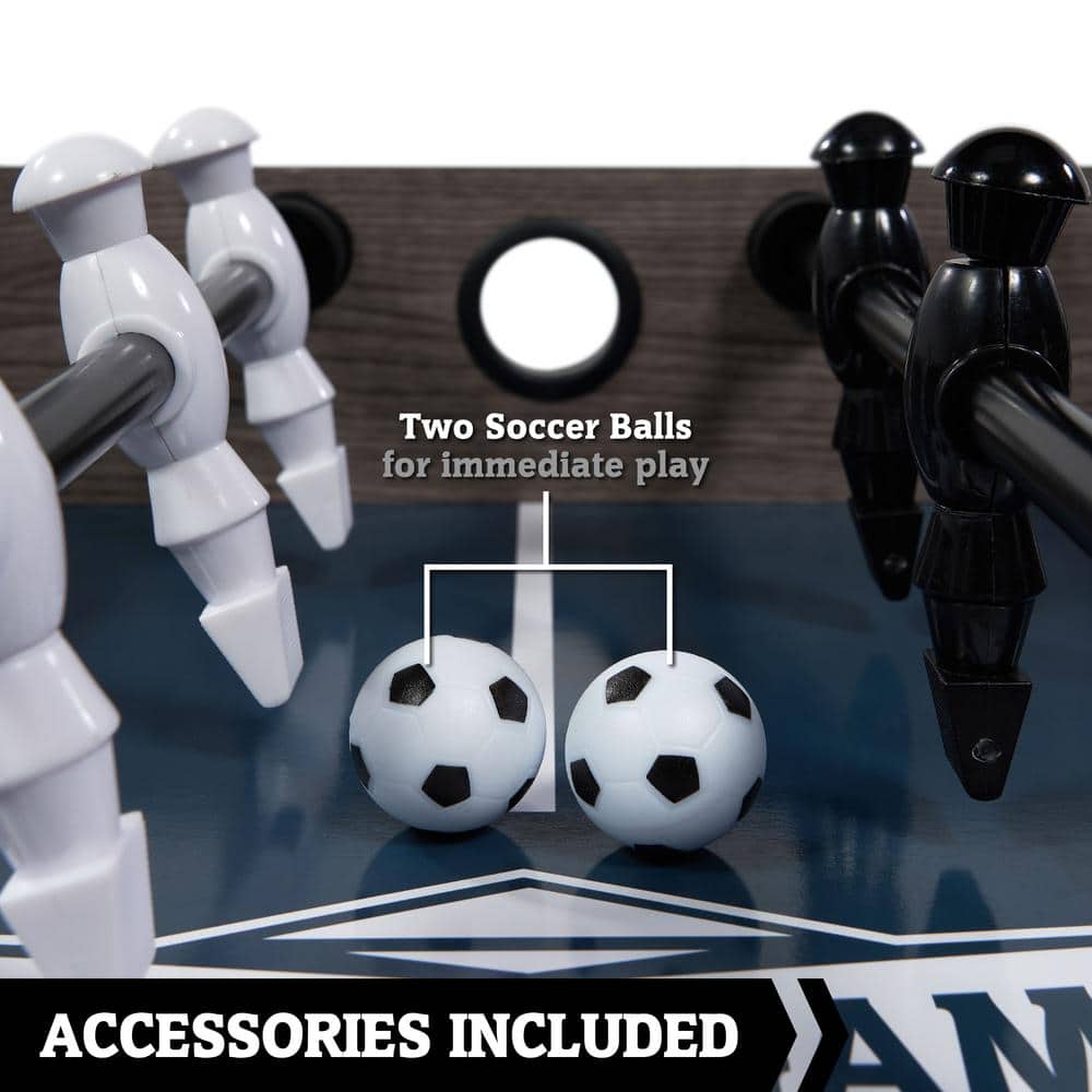 Charleston 48'' Gray Wood Grain Foosball Table