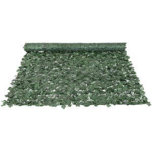 Artificial Green Wall 96 in. x 72 in. Plastic Ivy Privacy Garden Fence Screen Greenery Faux Hedges Vine Leaf