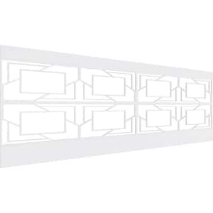 32 in. H x 94-1/2 in. W 21.04 sq. ft. Monument PVC Wainscot Paneling Kit