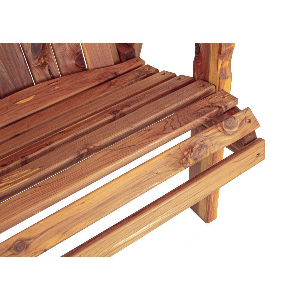 Handcrafted Cedar Stationary Outdoor Chair
