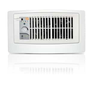 VEVOR Register Booster Fan, Quiet Vent Booster Fan Fits 4” x 12” Register Holes, with Remote Control and Thermostat Control, Ad