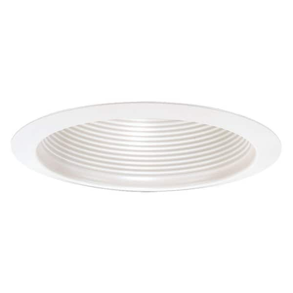 Generation Lighting Deep Cone Baffle 6 in. White Recessed Trim