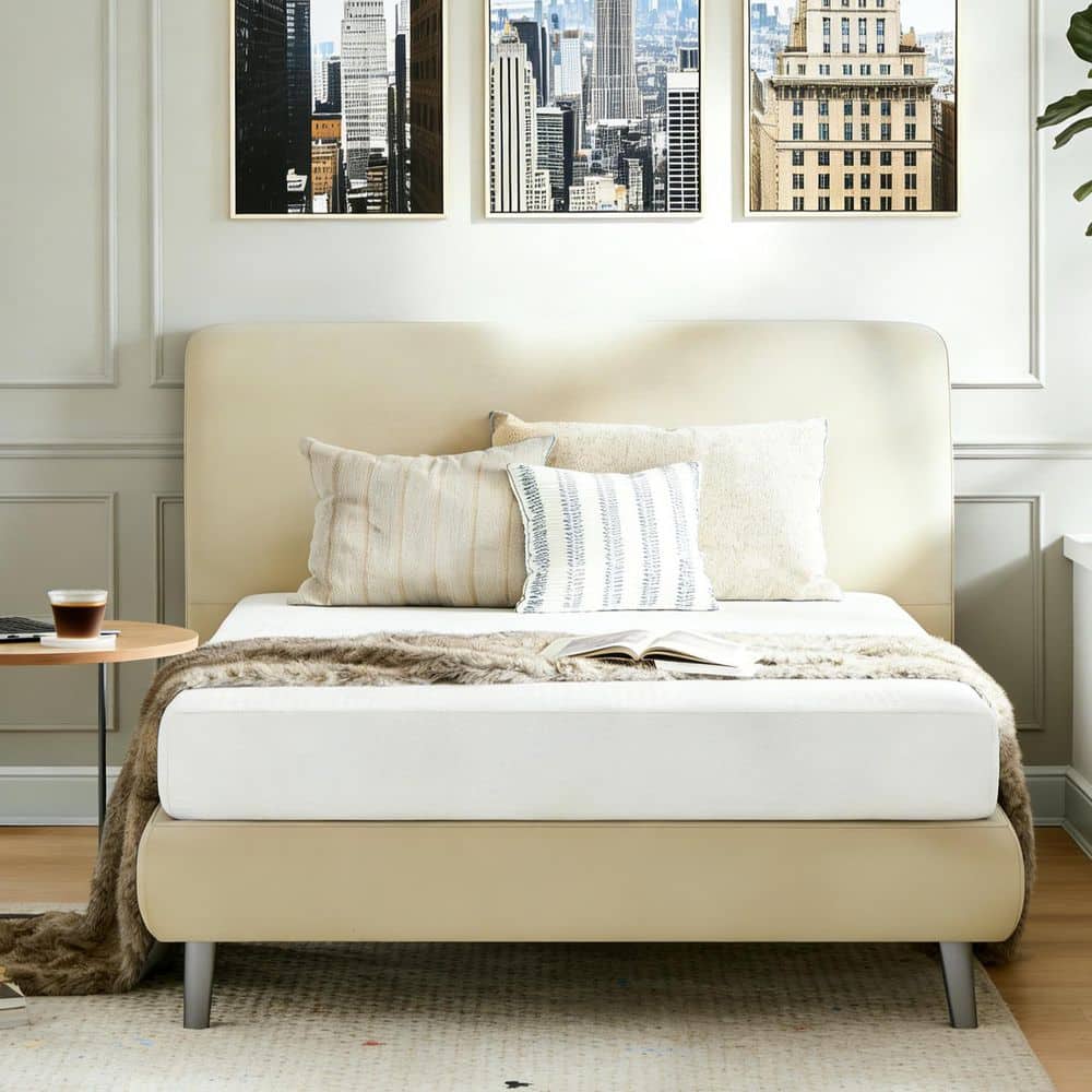 Comfortable Twin Medium 8 in. Gel Memory Foam Mattress, Double-sided Available - thumbnail 9