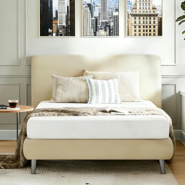 Comfortable Twin Medium 8 in. Gel Memory Foam Mattress, Double-sided Available