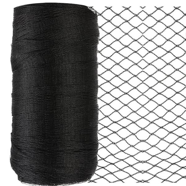 KIWDZFU 13 x 40 ft. Heavy Duty Garden Netting Mesh Pest Barrier with Ties and Staples for Vegetable and Fruit Trees Protection