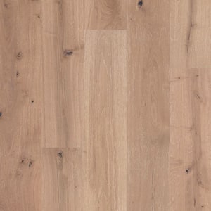 Coastal Oak 1/2 in. T x 7.4 in. W Tongue and Groove Wire Brushed Engineered Hardwood Flooring (28.06 sq. ft./ case)