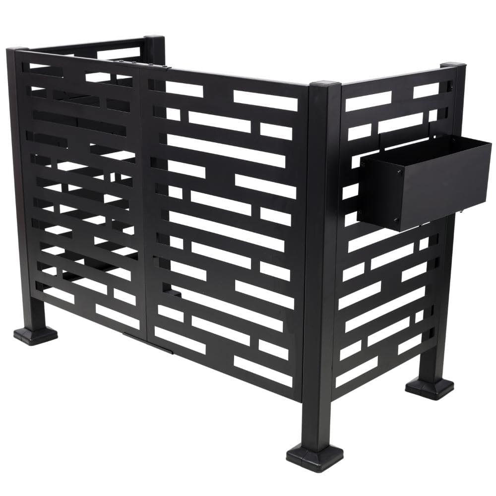 44.5 in. x 22.5 in. Air Conditioner Fence for Outdoor Units Metal Privacy Fence with Planter Boxes price history on PriceWatchPro