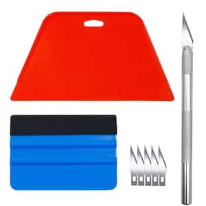 Smoothing and Cutting Tool Kits for Applying Peel and Stick Wallpaper, Vinyl Backsplash Tile (3-Pack)