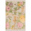 SAFAVIEH Kenya Pink/Gray 6 ft. x 9 ft. Floral Area Rug KNY802P-6