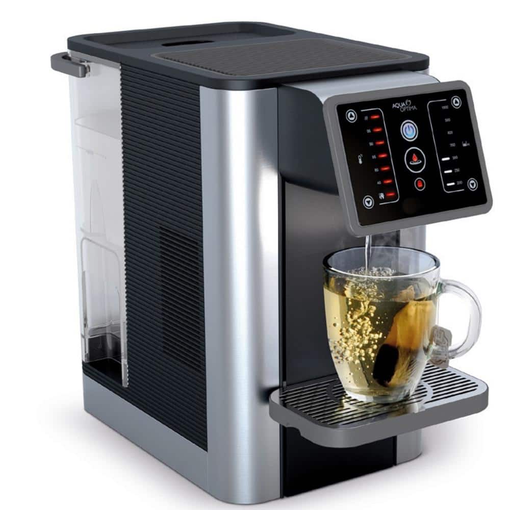Aurora 3 ft. L Filtered Hot Water Dispenser in Black