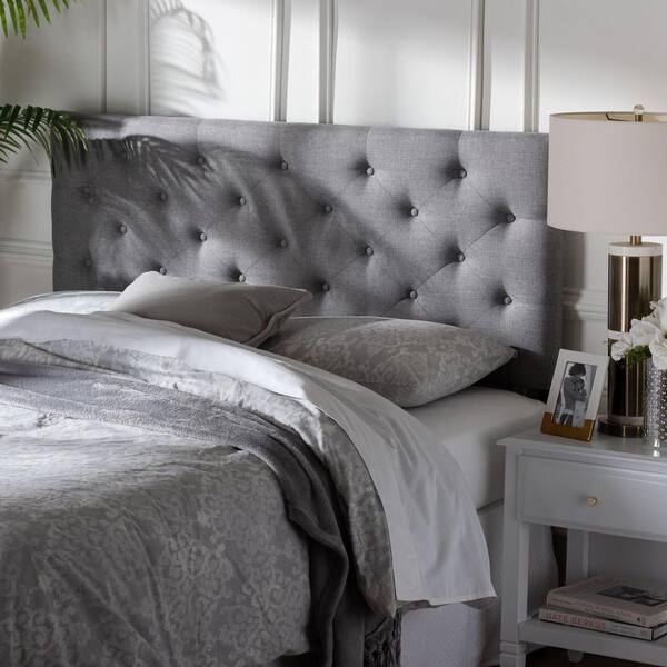 Baxton Studio Viviana Gray Full Headboard 28862-6455-HD - The Home