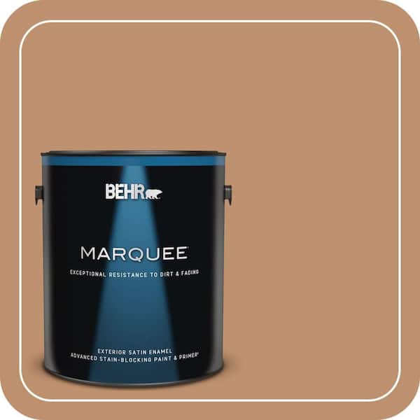 BEHR MARQUEE 1 gal. #PMD-31 Sunset Cloud Satin Enamel Exterior Paint & Primer