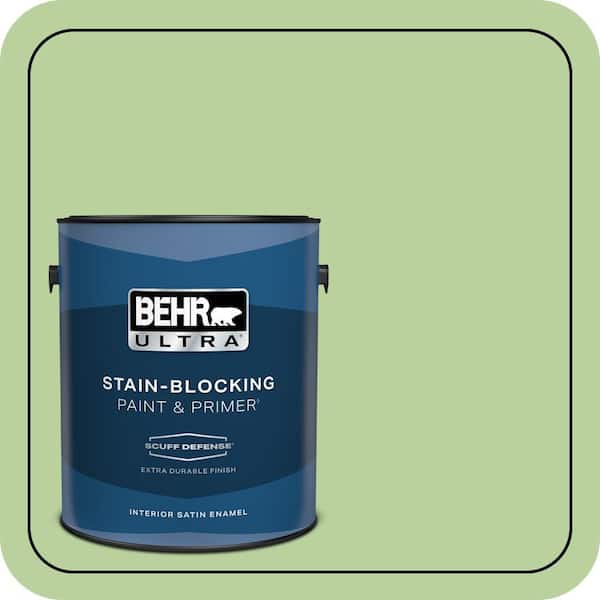 BEHR ULTRA 1 gal. #P380-4 Four Leaf Clover Extra Durable Satin Enamel Interior Paint & Primer