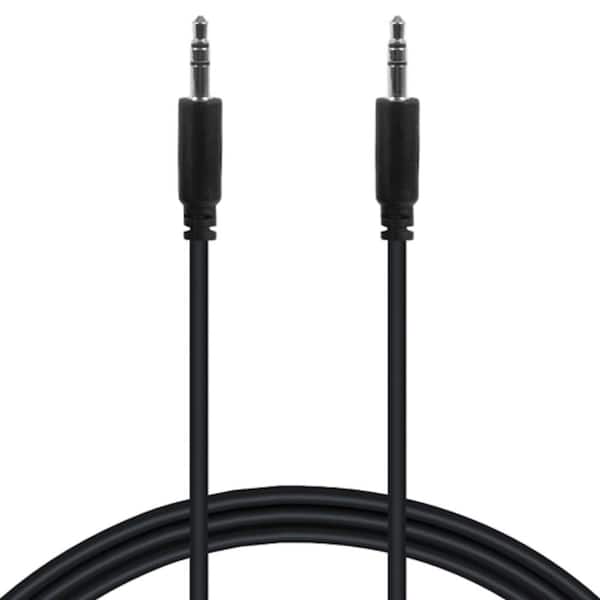 Tech and Go 6 ft. Stereo Audio Cable in Black