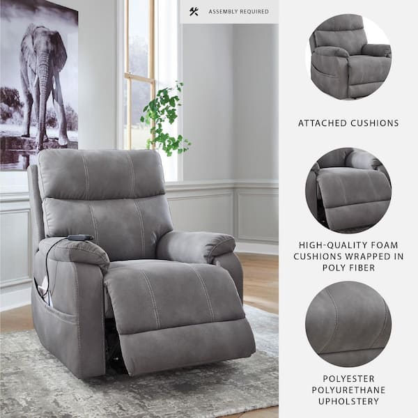 Signature DESIGN BY ASHLEY Next-Gen Durapella Gray Faux Leather