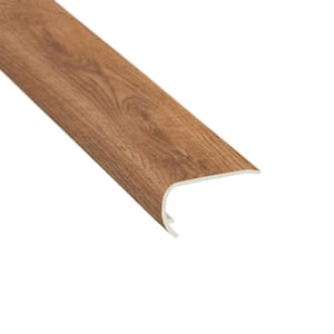 Wisteria Park Wheat 5/32 in. T x 2-1/8 in. W x 94 in. L Vinyl Stair Nose Molding