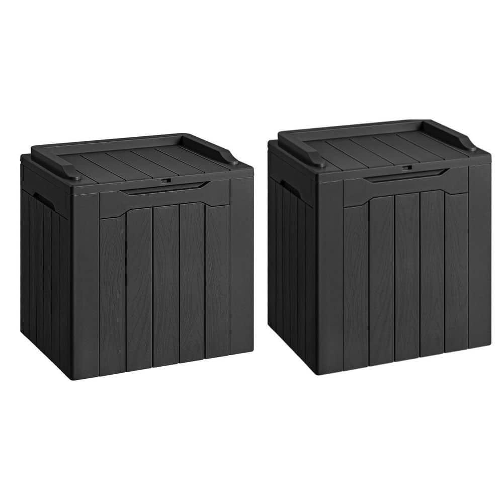 物置　箱 22 in. W x 16 in. D x 20 in. H 30 Gal. Resin Deck Box Waterproof