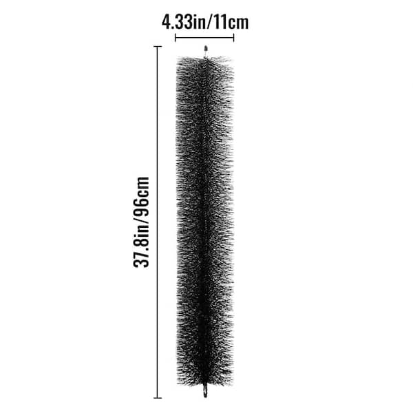 VEVOR Gutter Guard Brush Bristle 120 ft. x 4.33 in. Gutter Leaf