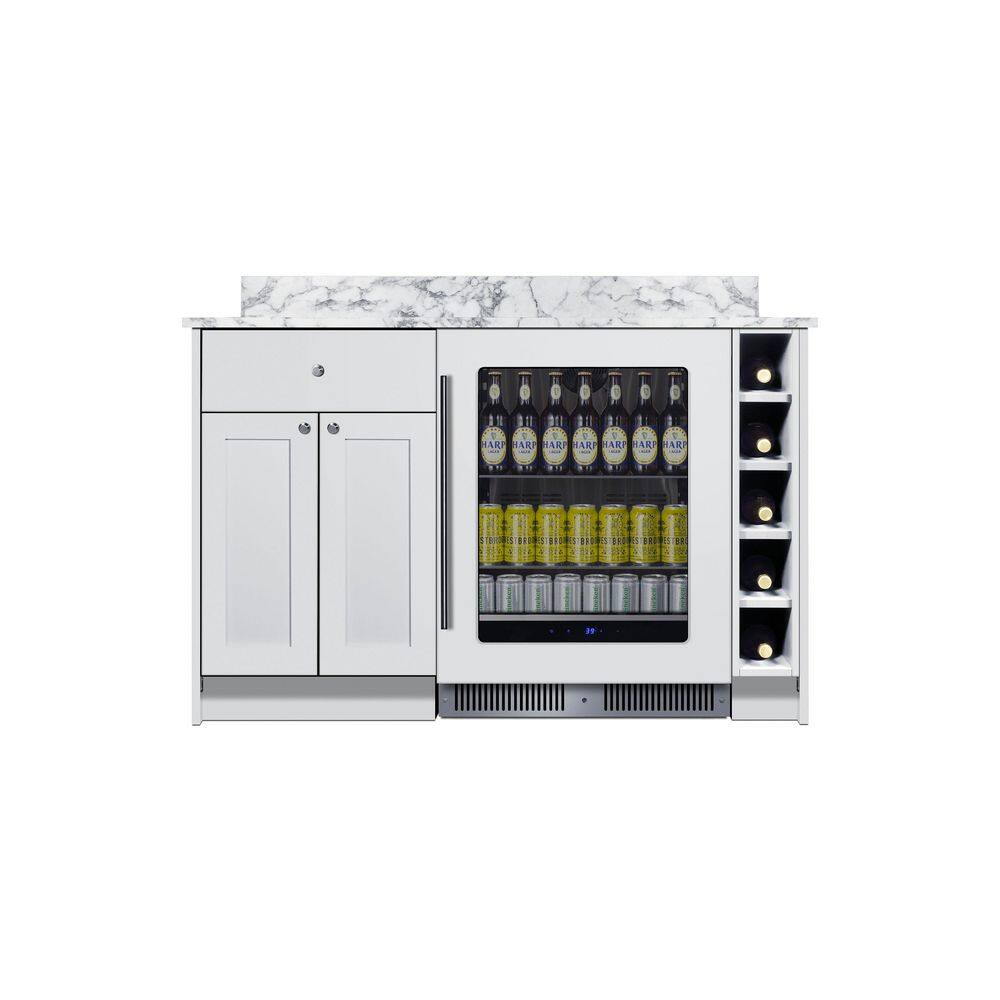 54 in. Compact Dry Bar in White price history on PriceWatchPro