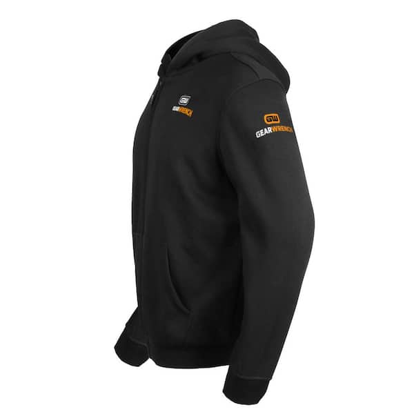 GEARWRENCH Men's Large Black 7.2-Volt Lithium-Ion Full Zip Heated