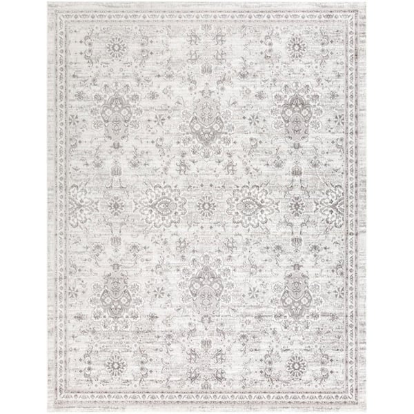 Donnet Light Gray 7 ft. 10 in. x 10 ft. 2 in. Area Rug