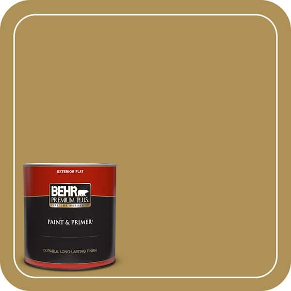 BEHR PREMIUM PLUS 1 qt. Home Decorators Collection #HDC-FL14-7 Asian Pear Flat Exterior Paint & Primer