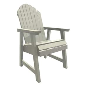 Hamilton Harbor Gray Counter Height Plastic Outdoor Dining Chair in Harbor Gray (Set of 1)