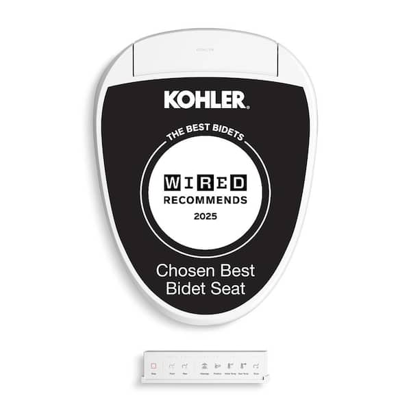 Purewash E820 Electric Bidet Seat for Elongated Toilets in White