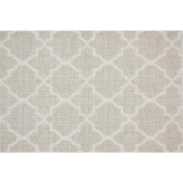 Natural Harmony Verandah Dove Custom Area Rug with Pad