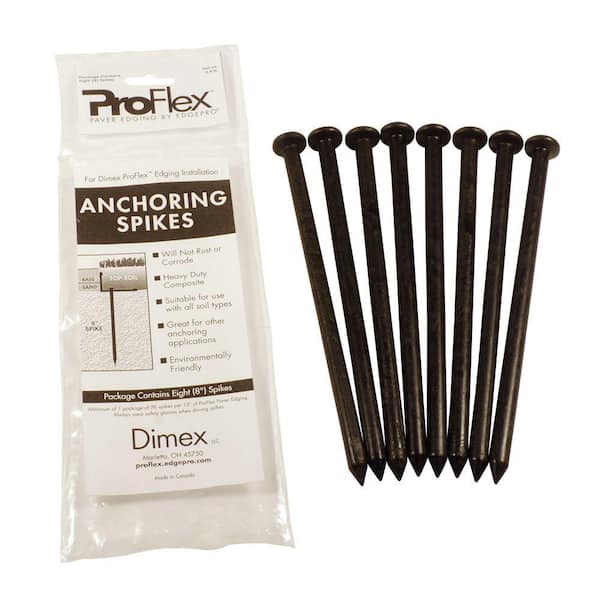 Dimex ProFlex16-Piece Paver Edging Anchoring 8 in. Spike Pack