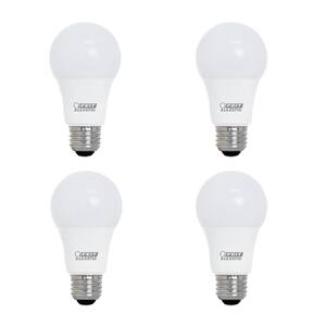 40-Watt Equivalent A19 Dimmable CEC Title 20 Compliant ENERGY STAR 90+ CRI LED Light Bulb, Soft White (4-Pack)