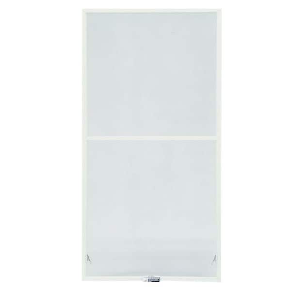 31-7/8 in. x 50-27/32 in. 200 and 400 Series White Aluminum Double-Hung TruScene Window Screen