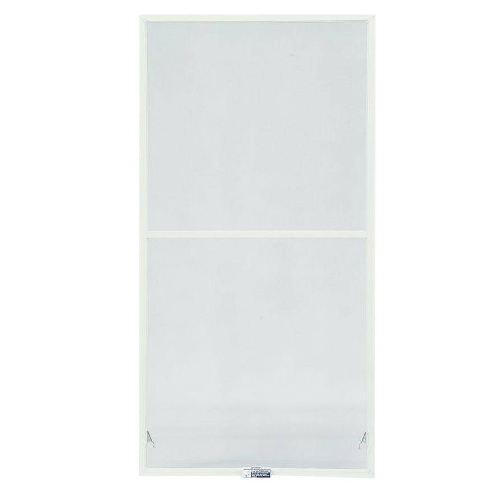 31-7/8 in. x 50-27/32 in. 200 and 400 Series White Aluminum Double-Hung Tru