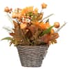 National Tree 22 Inch Woven Branch Basket with Maple Leaves Sunflowers and Pumpkins RAHV-Q060177A 