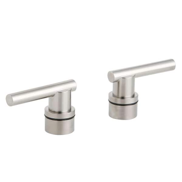 GROHE Atrio Lever Handles for Roman Bathtub Faucet in Brushed Nickel