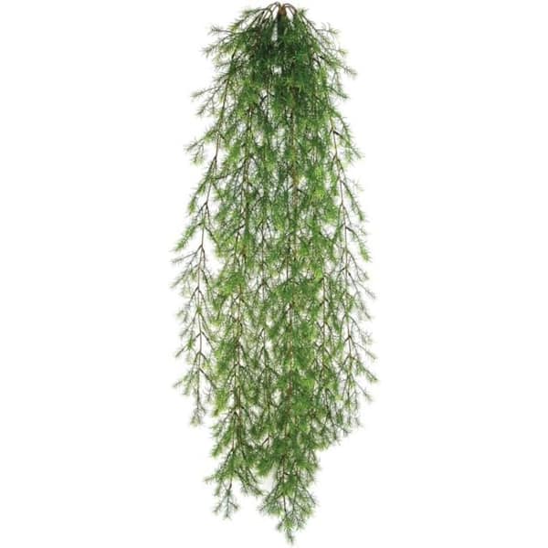 Larksilk 5-Inch Green Artificial Springeri Vine Faux Assorted Flowers Plant Set : Realistic Greenery for Stunning Decor