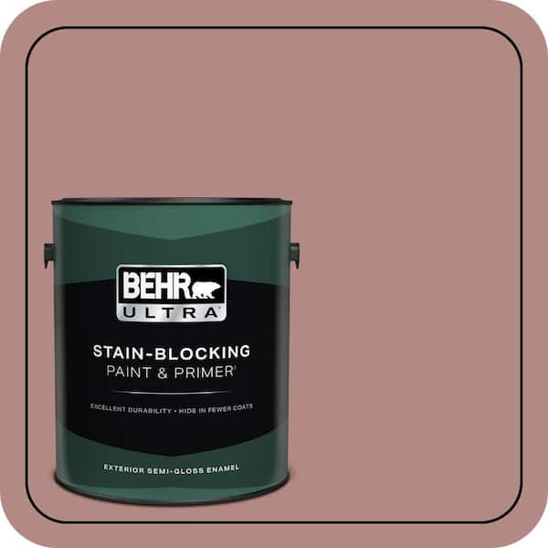 BEHR ULTRA 1 gal. #190F-4 Warm Comfort Semi-Gloss Enamel Exterior Paint & Primer