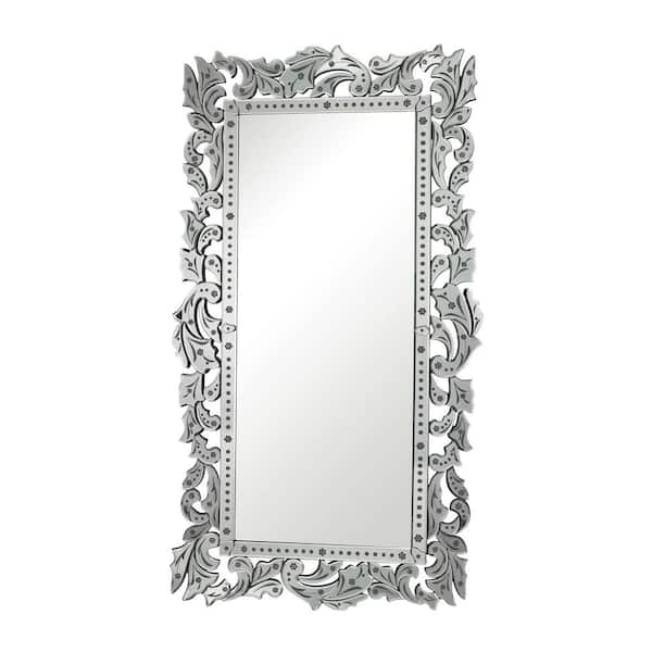 Titan Lighting Oversized Rectangle Clear Classic Mirror (72 in. H x 40 in. W)