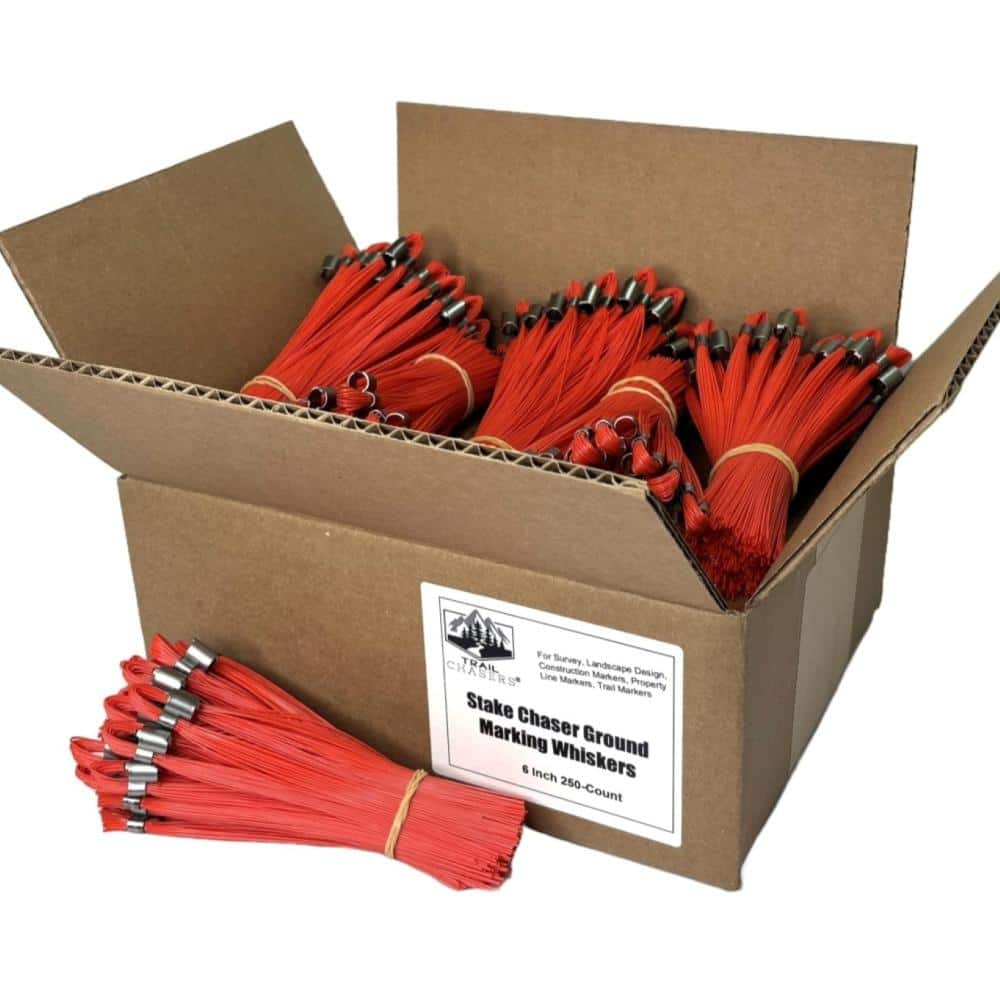 Orange 6 in. Marking Flags (Whiskers), 250-Pack price history on PriceWatchPro