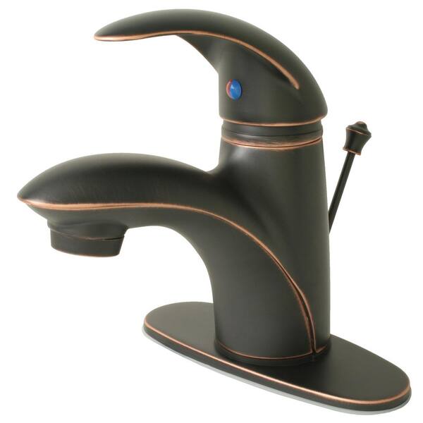Fontaine by Italia Builder's Series 4 in. Centerset Single-Handle Bathroom Faucet with Pop-Up Assembly in Oil Rubbed Bronze