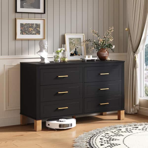 mid century dresser black LUCKY ONE 47