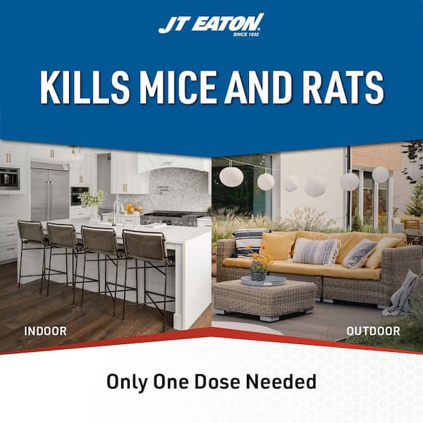 750 Top Gun Bait Block Rodenticide with Stop-Feed Action and Bittrex for Mice and Rats (128-Pack)