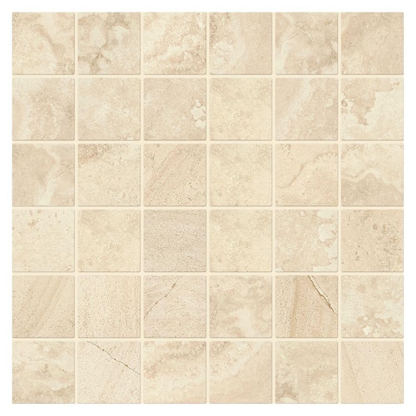 Marazzi Developed by Nature Rapolano 12 in. x 12 in. Glazed Ceramic Random Mosaic Tile (10 sq. ft./Case)