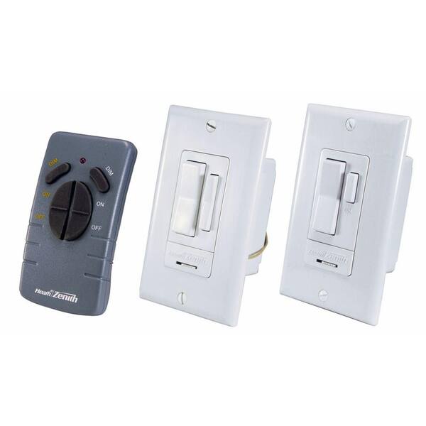 Heath Zenith Indoor 3-Way Wall Switch Control - White -DISCONTINUED