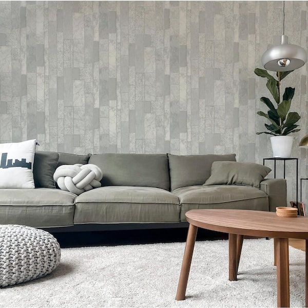 Kintsugi Grey Geometric Wallpaper Sample