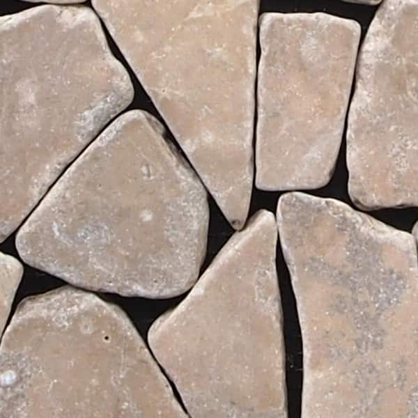 Fit Mosaic Tile Sample Color Tan 4 in. x 6 in.